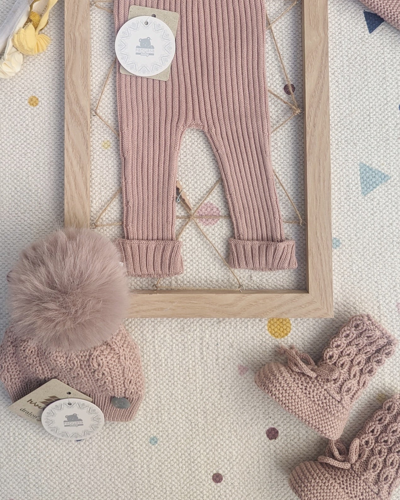 Leggin Bebé Rosa Vintage - Pangasa Baby