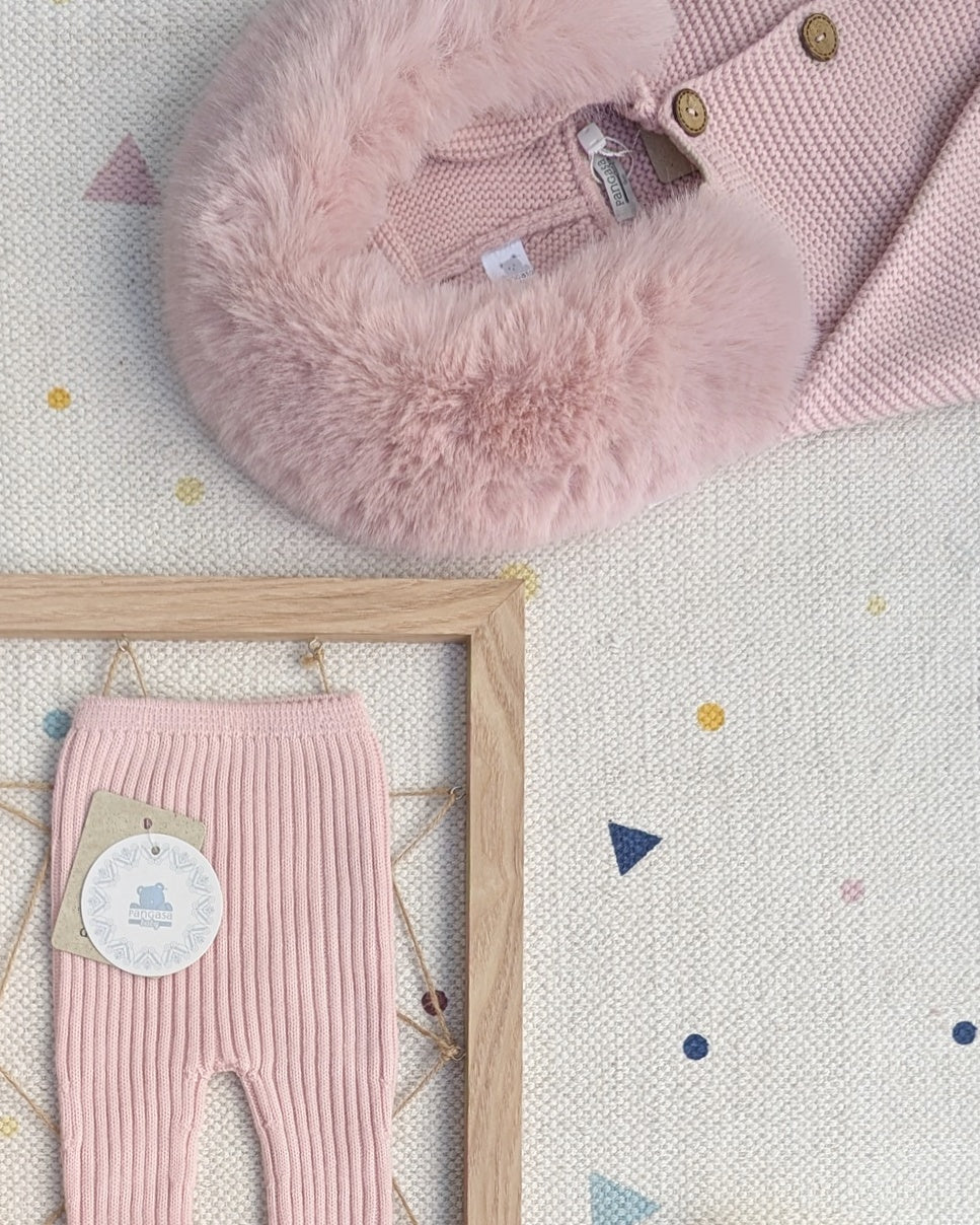 Leggin Bebé Rosa Empolvado - Pangasa Baby