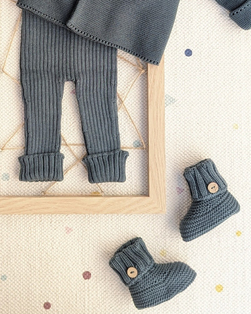 Leggin Bebé Azul Petroleo - Pangasa Baby