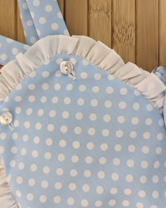 Ranita y Boina Flamenco Celeste