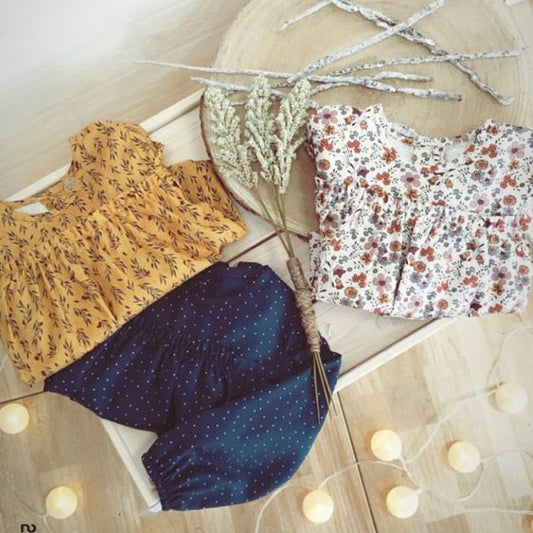 Blusa niña florecitas Caramelo - Yoedu