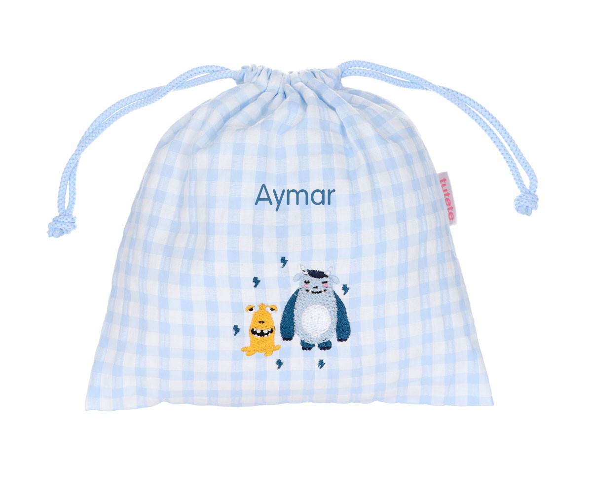 Bolsa Merienda Tela Little Monster - Tutete