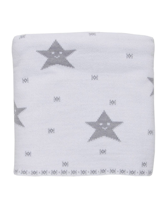 Mantita Personalizada Estrellas Gris - Pangasa Baby