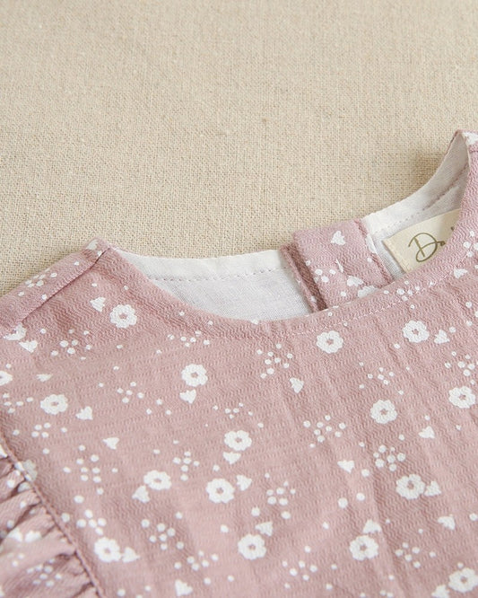 Vestido niña Flores rosa Ninfa - Dadati
