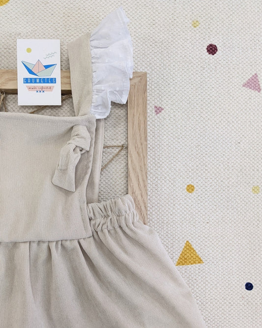 Pichi pana niña Beige