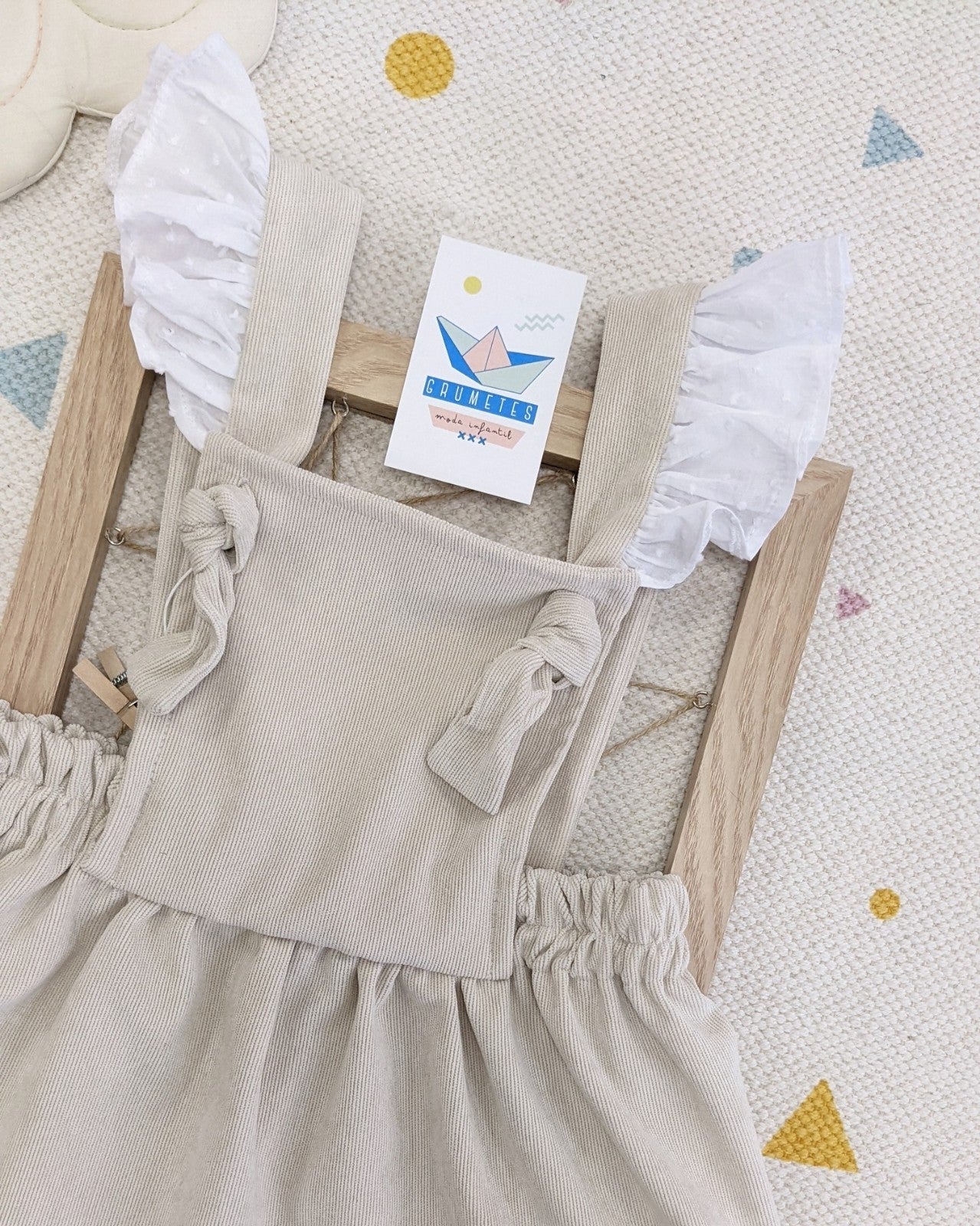 Pichi pana niña Beige