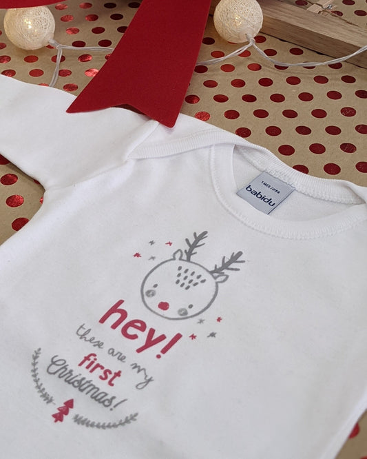 Body bebé Navidad Reno - Babidu