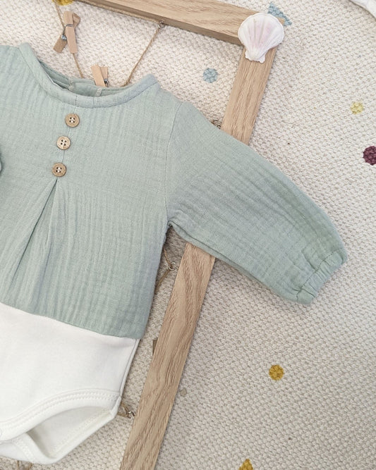 Body tapeta botones verde - Babidu