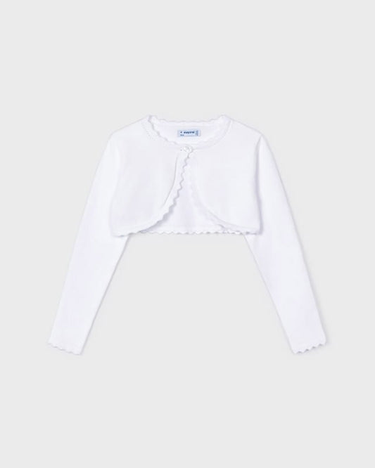 Rebeca Tricot Basica Blanca - Mayoral