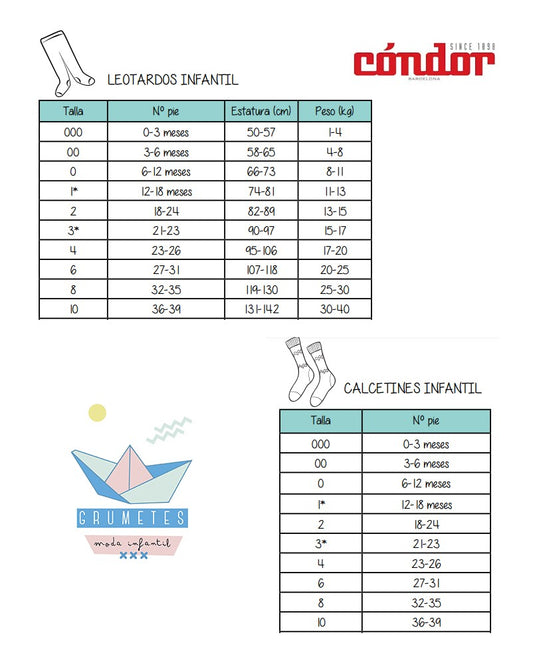 Calcetin corto Perle Borlas Lino 304 - Cóndor