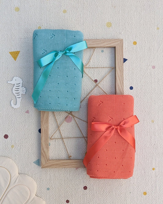 Mantita Uves Lin Verde Lago - Juliana