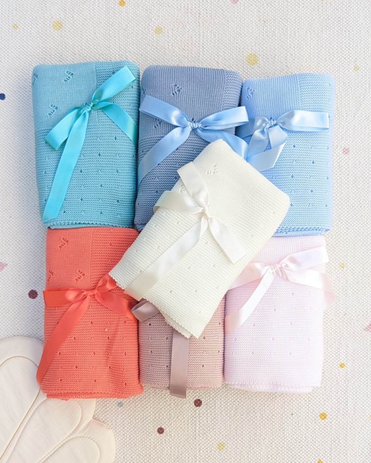 Mantita Uves Lin Verde Lago - Juliana