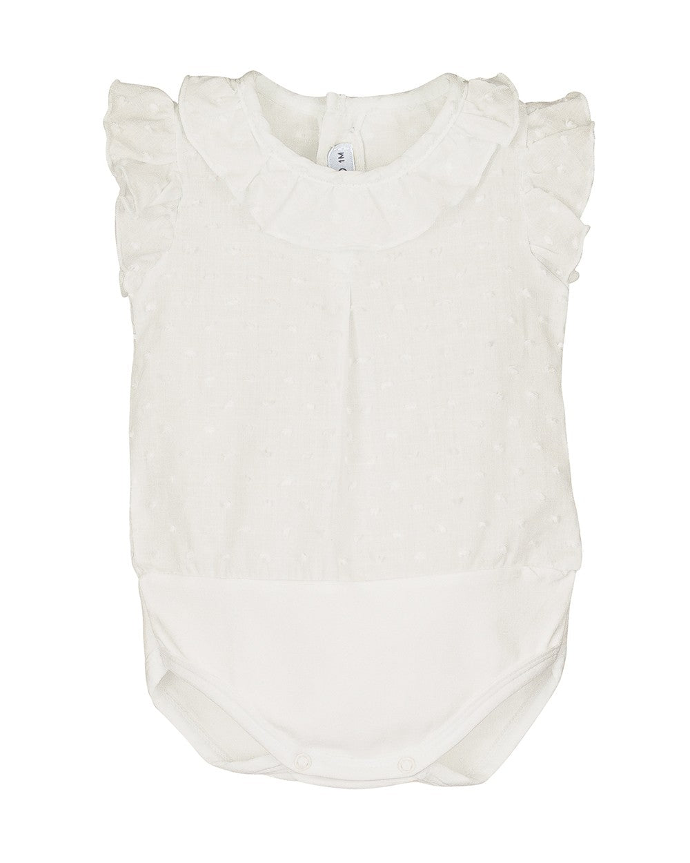 Body Camisa Plumeti Sin Mangas Crudo - Calamaro