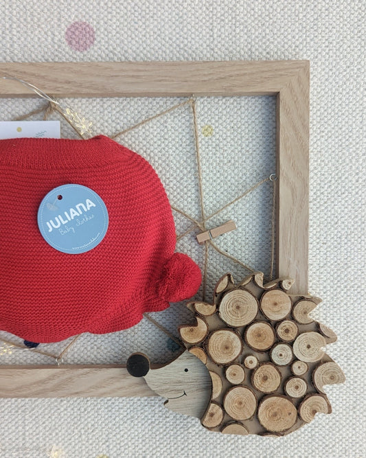 Braguita Pompones Roja - Juliana