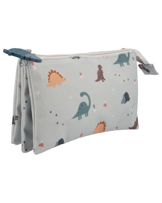 Estuche 3 Compartimentos Dinos World - Tutete