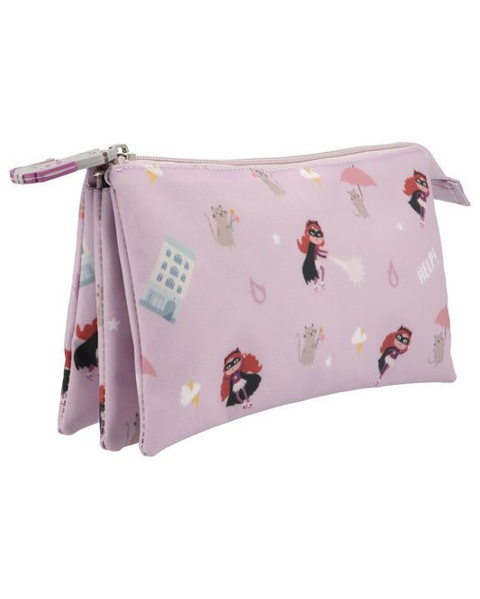 Estuche 3 Compartimentos Fantastic Girl - Tutete