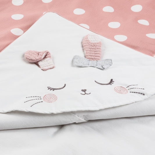 Mayoral - Manta-saco aplique bebé conejita rosa Art . 19-09025-024