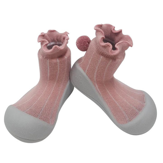 Attipas - Zapato aprendizaje bebé Pom Pom Rosa