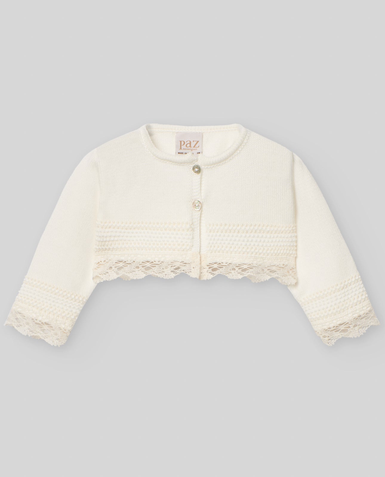 Chaqueta Corta Crudo Paz V25 - Paz Rodriguez