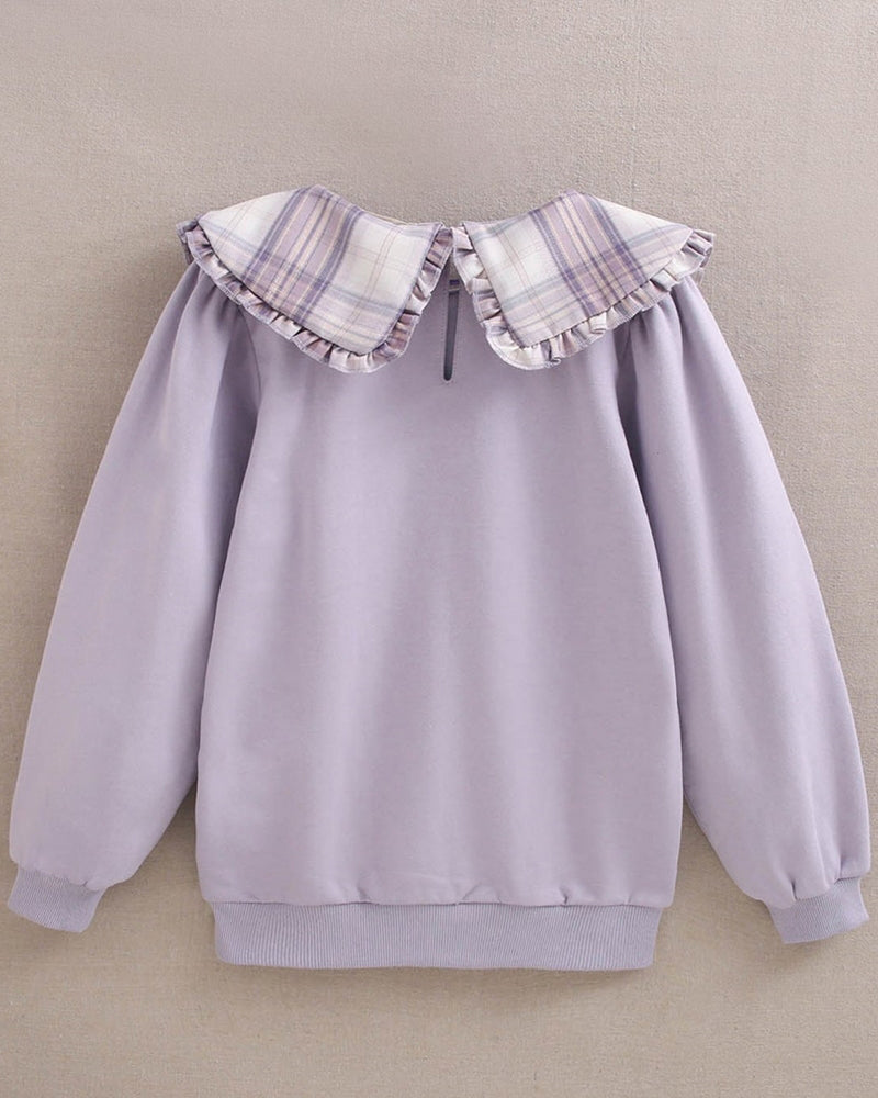 Sudadera de niña morada Colección Purple - Dadati