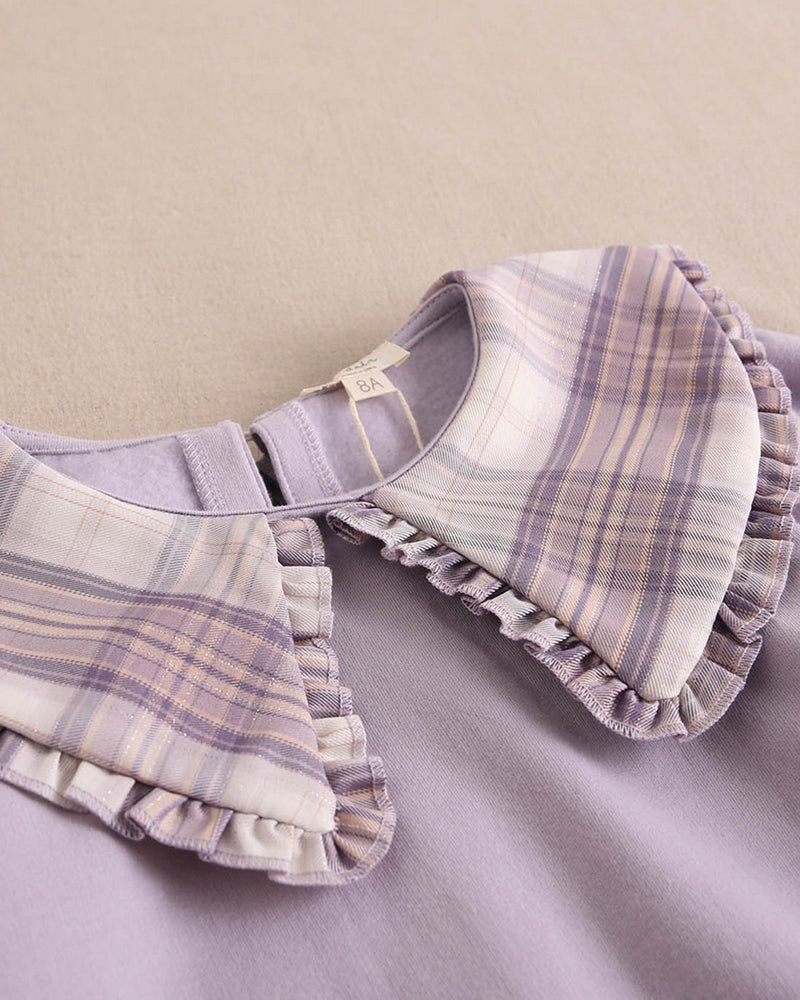 Sudadera de niña morada Colección Purple - Dadati