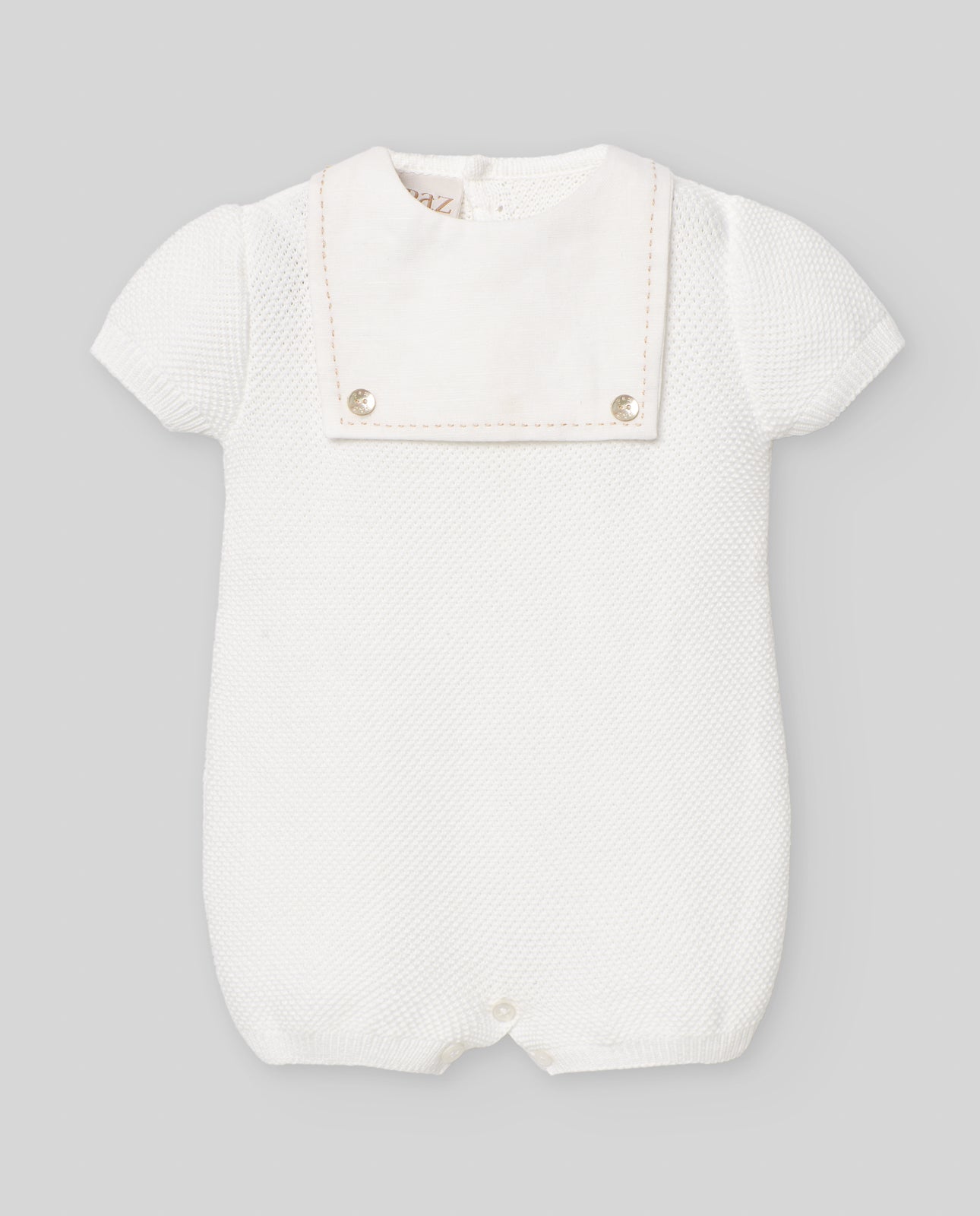 Pelele Corto Punto Lino - Paz Rodriguez