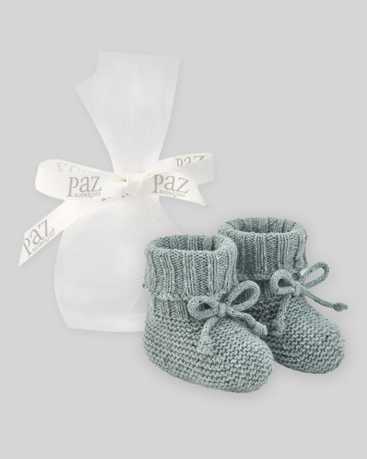 Patuco Confort Esencial Verde Empolvado 018-131816 - Paz Rodriguez