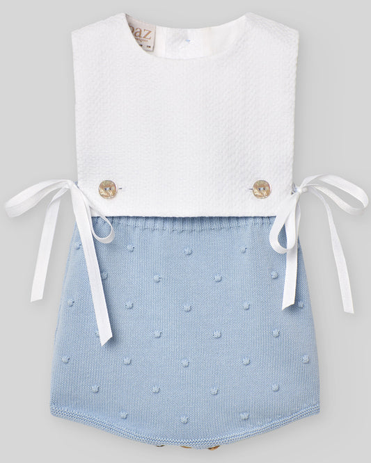 Ranita Punto Tela Vento Azul Cielo - Paz Rodriguez