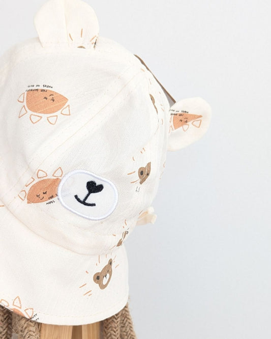 Gorro Ositos Beige