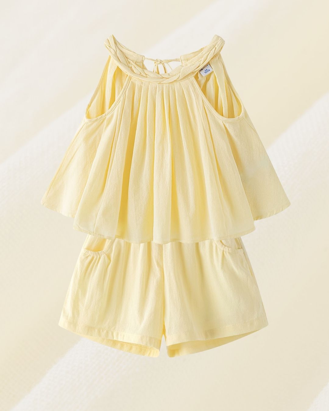 Conjunto Pantalón Niña con Blusa Amarillo