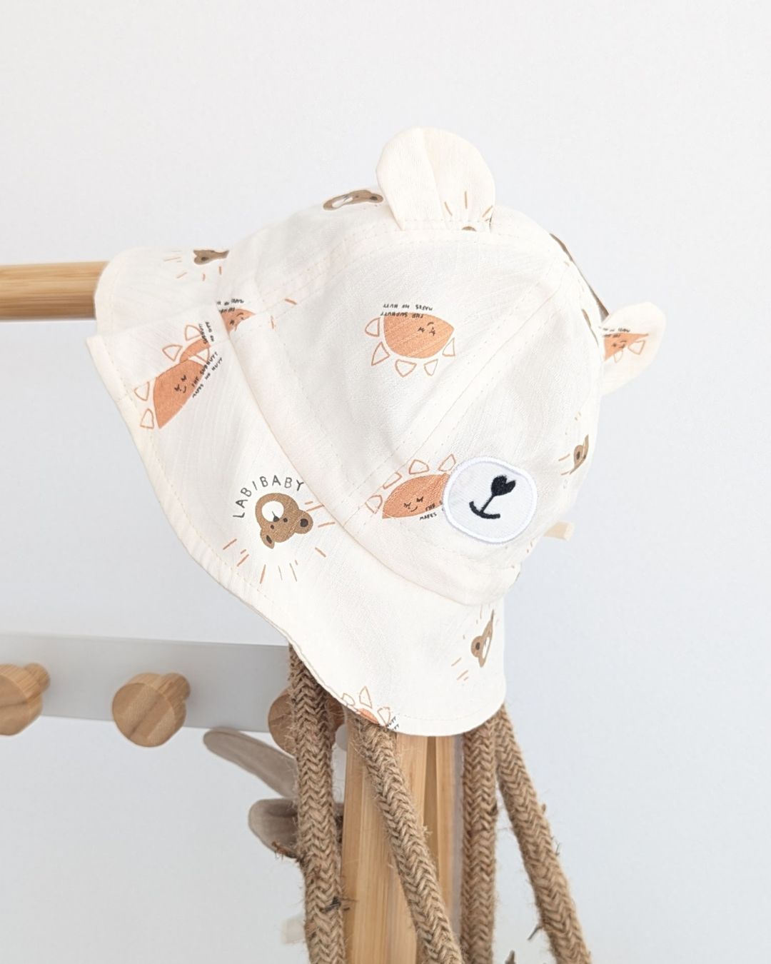 Gorro Ositos Beige
