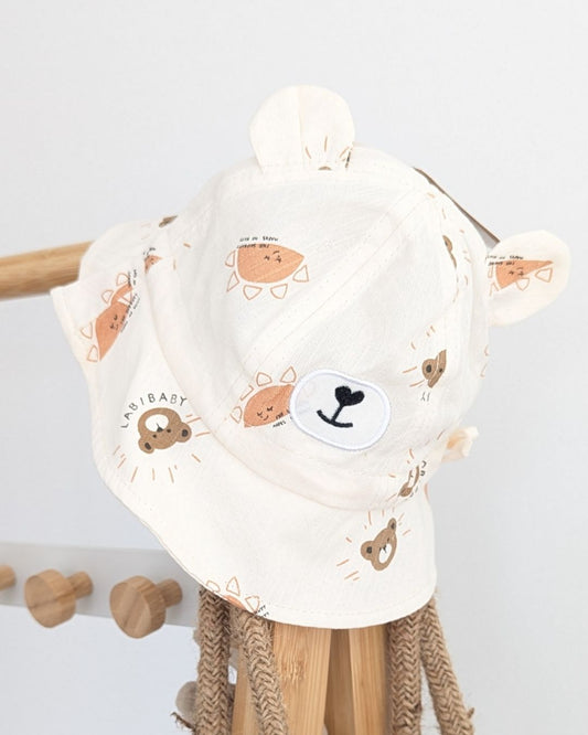 Gorro Ositos Beige