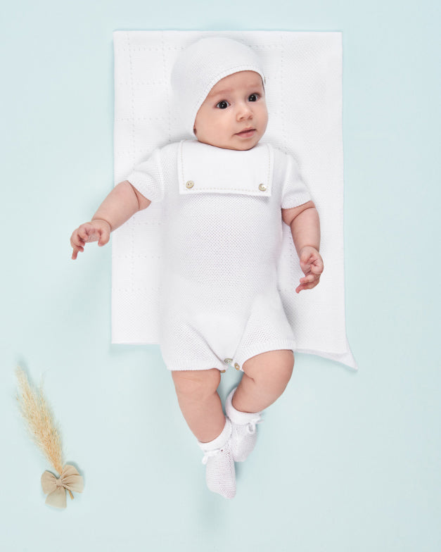 Pelele Corto Punto Lino - Paz Rodriguez