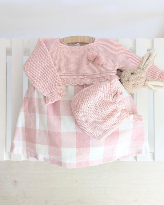 Vestido Cuadros Dulce 1142 - Primbaby