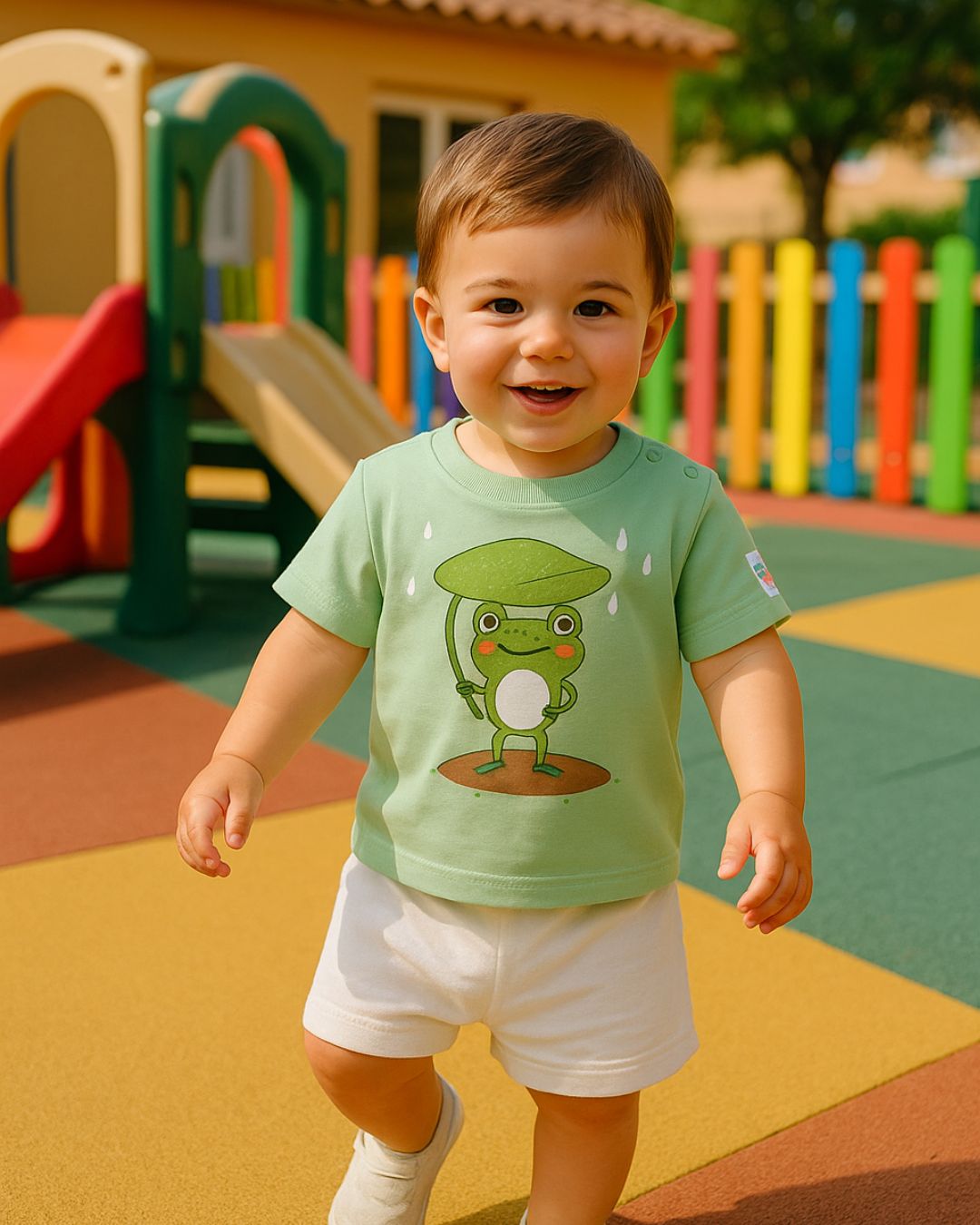 Conjunto Niño Ranita Lluvia