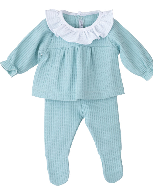 Conjunto Polaina Bebé Aral Mint - Calamaro