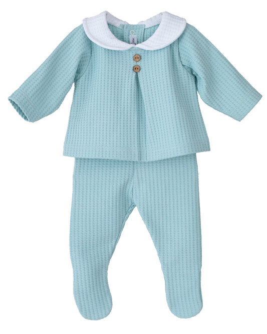 Conjunto Polaina Niño Aral Mint - Calamaro