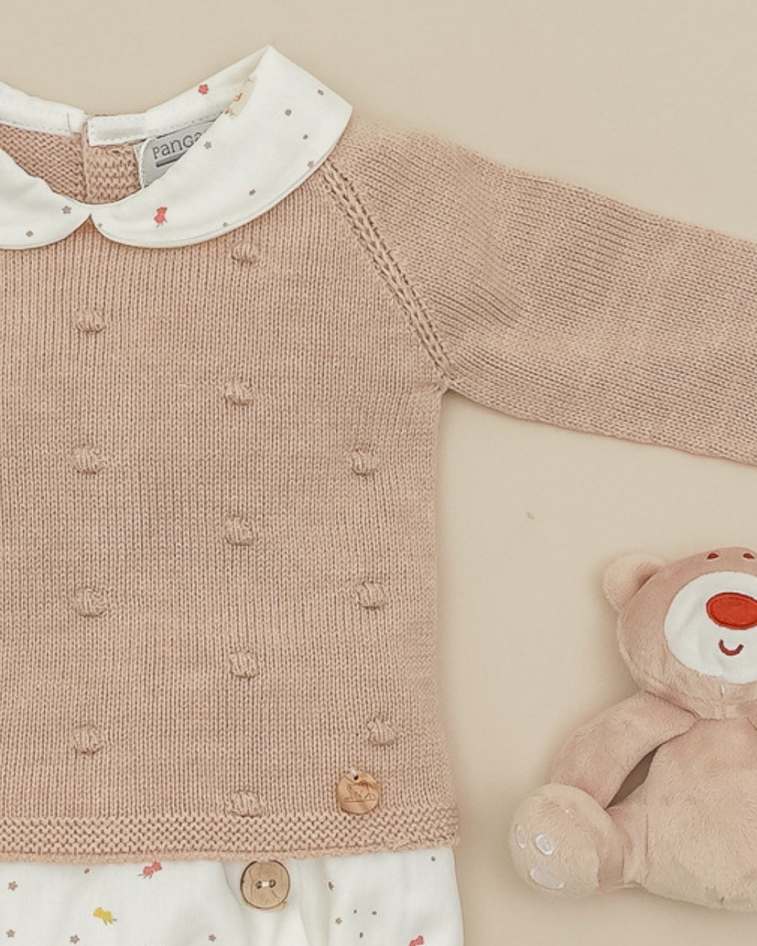 Conjunto Ranita Pato y Flores Arena 🦆 Petit Duck - Pangasa Baby