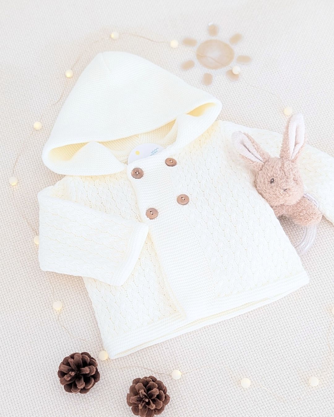 Trenka Bebé Lana Marfil