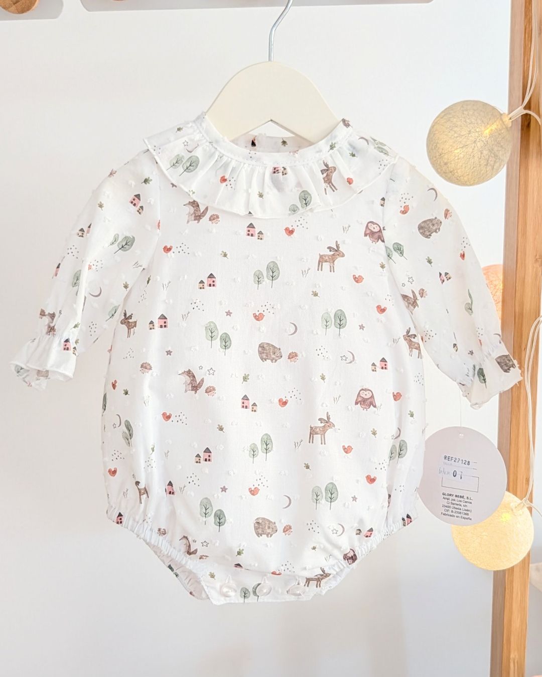 Pelele bebé unisex Plumeti Bosque