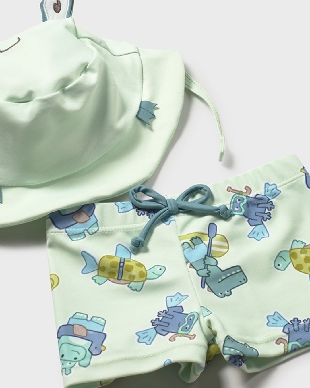 Conjunto Baño Niño Hipopótamo Manzana 1619-033 - Mayoral