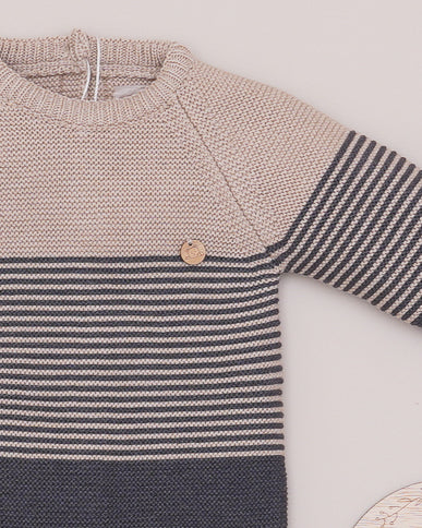 Pelele Largo Rayas Marengo - Pangasa Baby