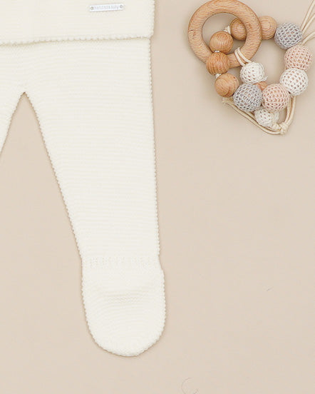 Primera Puesta Moceta Recto Marfil - Pangasa Baby