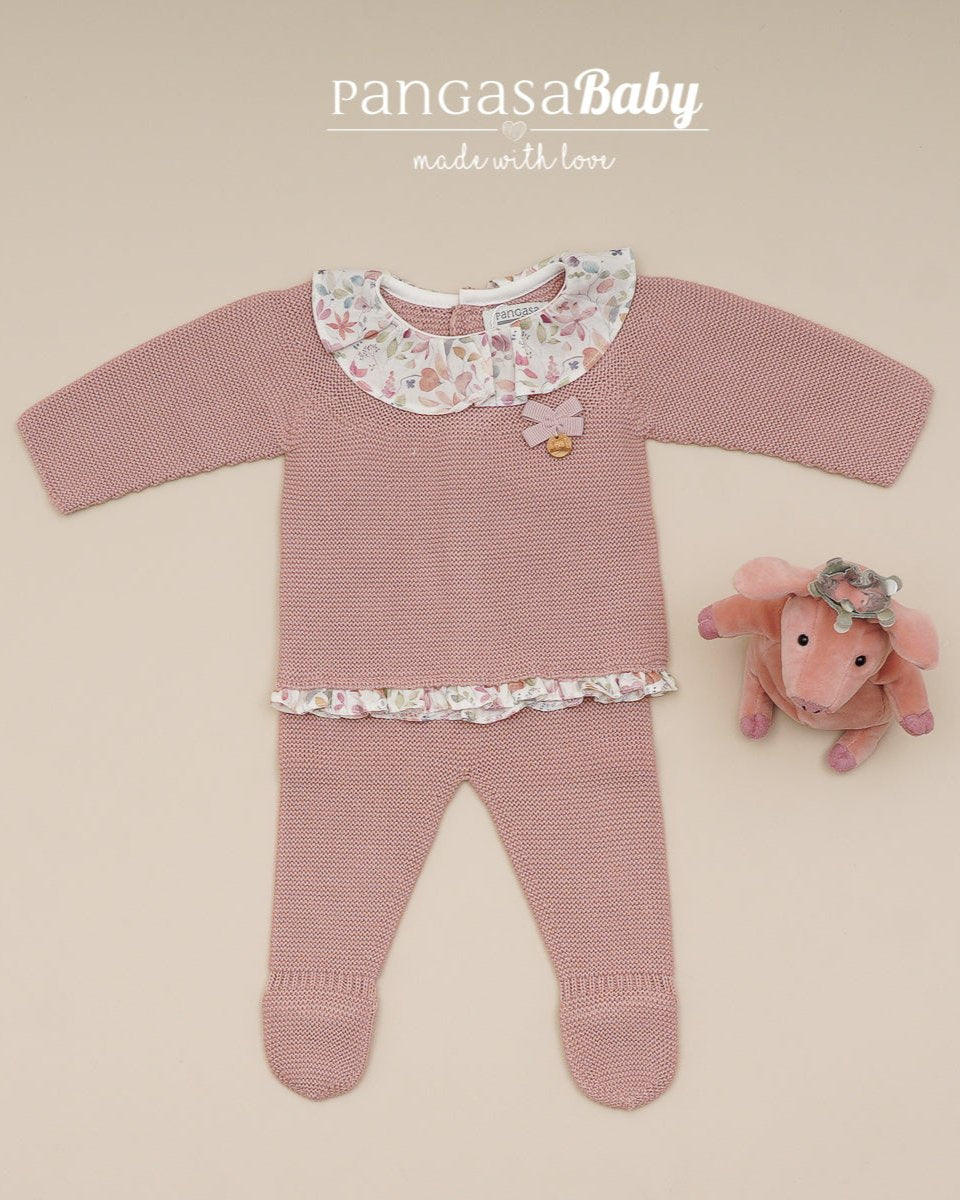 Primera Puesta C. Bebé Flores Vintage - Pangasa Baby