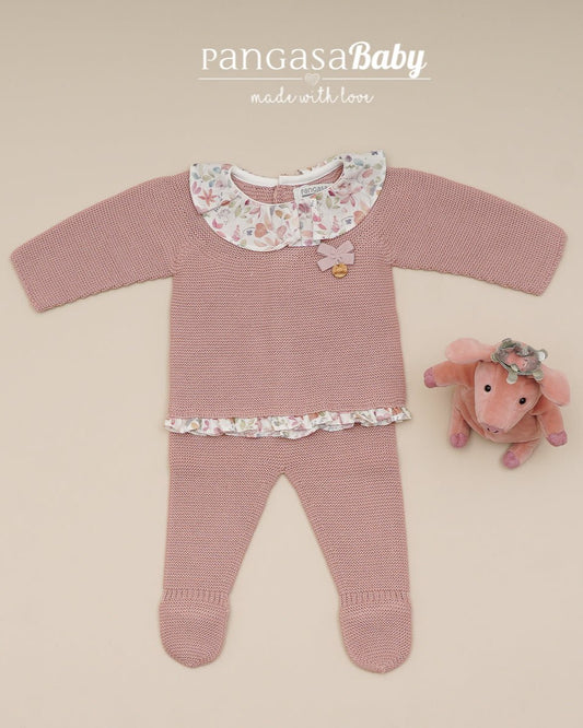 Primera Puesta C. Bebé Flores Vintage - Pangasa Baby