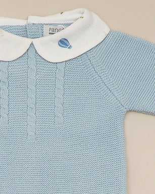 Primera Puesta Cappadocia Globos Celeste Empolvado - Pangasa Baby