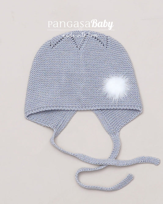 Capota Estrella Pompon Gris PangasaBaby