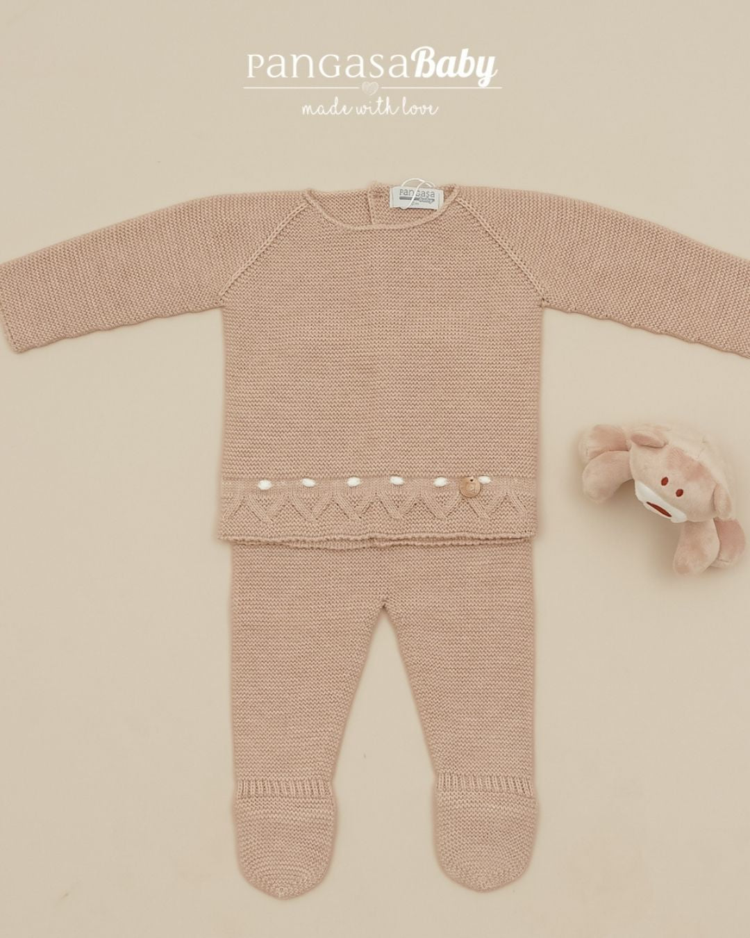 Primera Puesta Sin Cuello Arena - Pangasa Baby