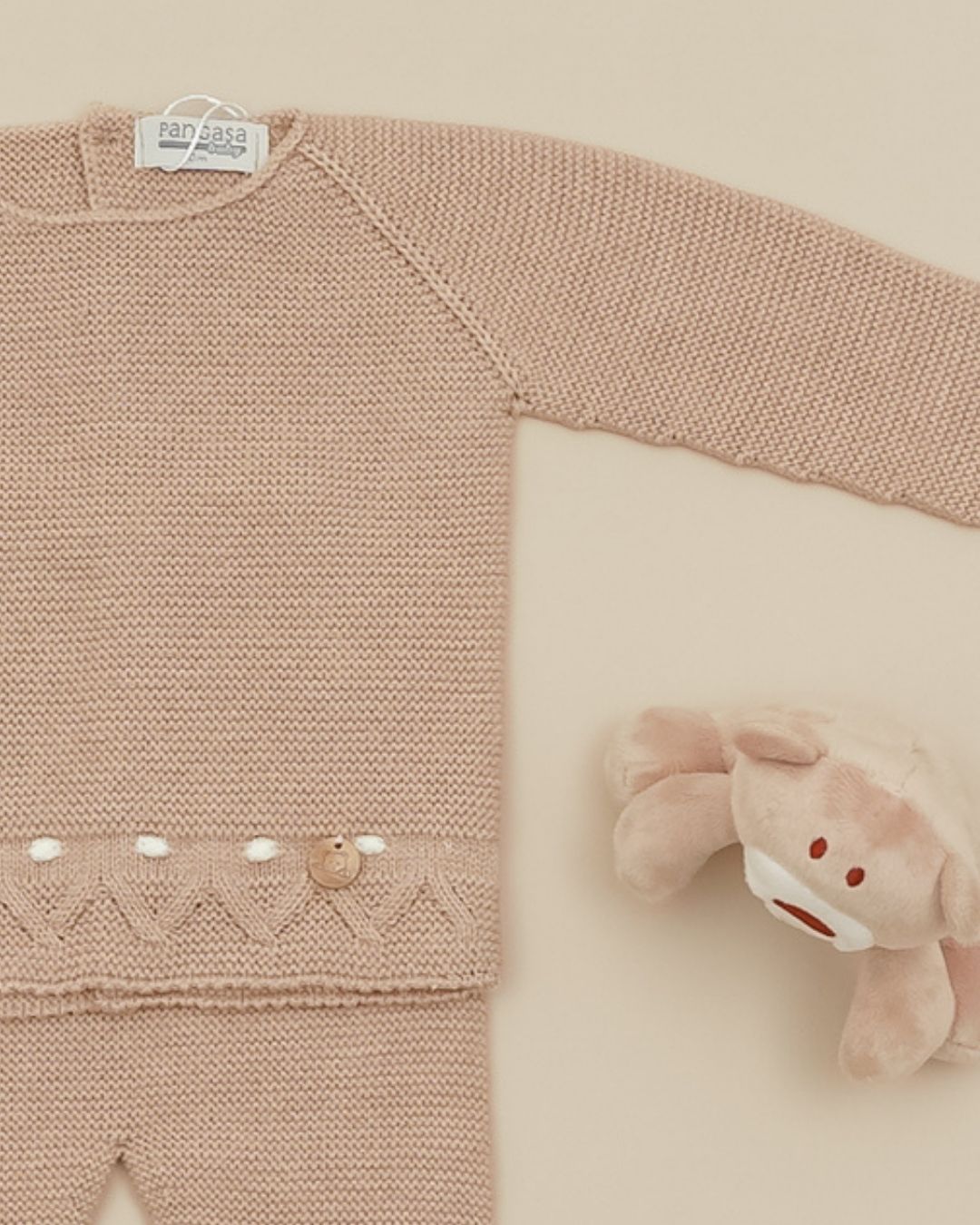 Primera Puesta Sin Cuello Arena - Pangasa Baby