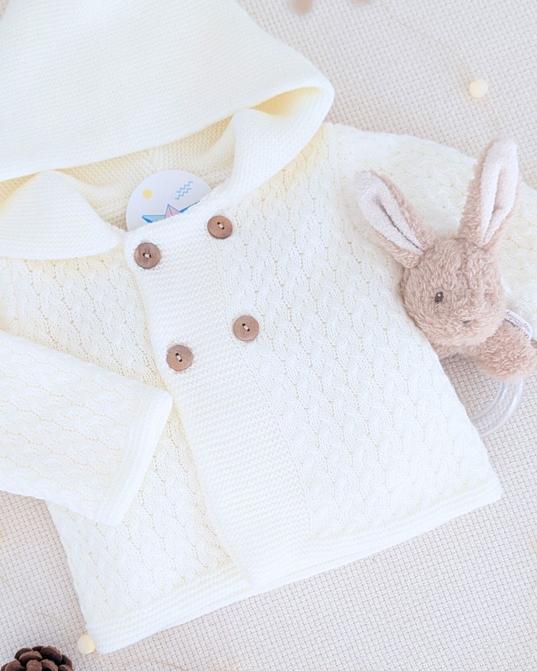 Trenka Bebé Lana Marfil